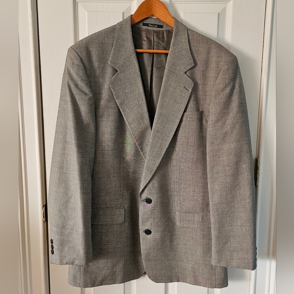 📌3for$10 San Lorenzo Wool 100% Men's Suits&Blazers Size W42/35T